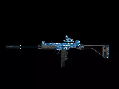 smg  wsp9 Free 3D model