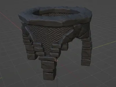Stone Arch - Ancient Circle - Low-poly Game-ready Model Low-poly 3D model