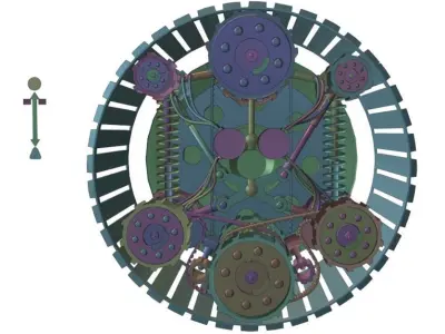 Shape Shifting Wheel 3D model