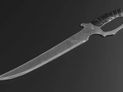 Sword-07 Low-poly 3D model