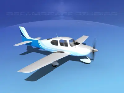 Cirrus SR22 V09 3D model
