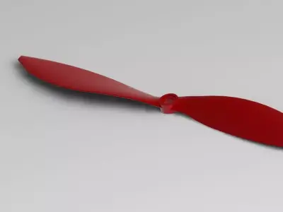 Drone propller 3d printable in Composite 3D model