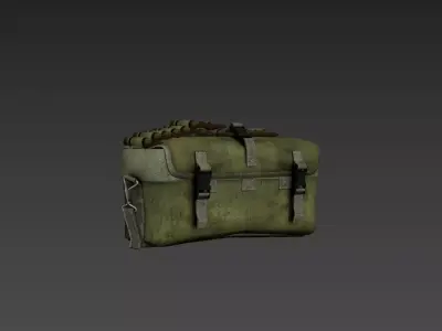 Ammo Bag Low-poly 3D model