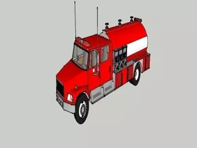 fire tanker Free 3D model