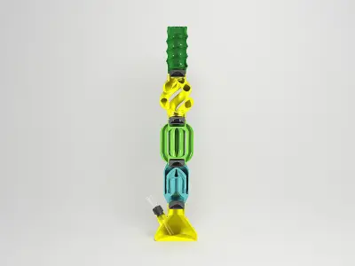 BUILD A CUSTOM BONG - MIDDLE PART  - SWIRLING TUBE 3D print model
