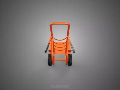 HAND TRUCK PALLET TILT CART MATERIAL HANDLING TRANSPORT LIFTING 3D model