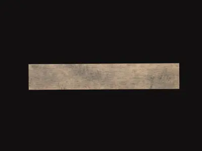 Wooden Part Low-poly 3D model