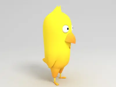 Chicky Character Free 3D model