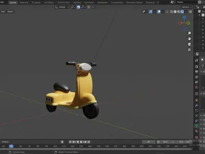 Toy Vespa 3D model