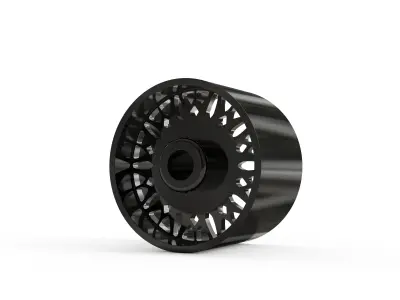 REAR KG1 KD014-B-2 DUALLY WHEEL 3D MODEL 3D model