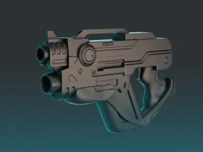 Weapons Set gun 3D model