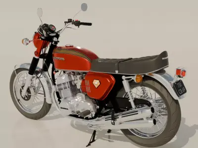 750 Honda Four K0 1970 3D model