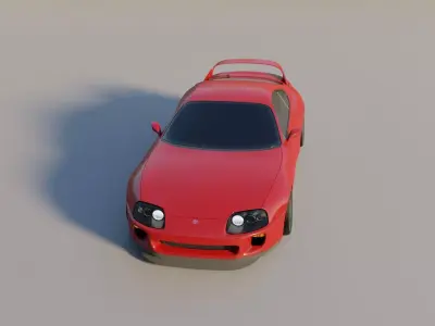 Toyota Supra mk4 Free 3D model by manimahin83