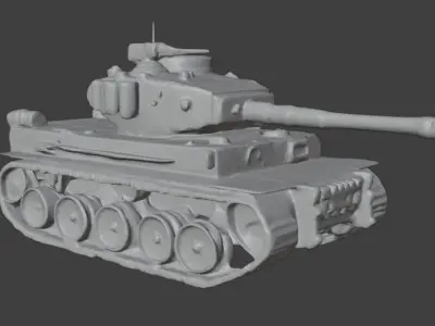 Tank Miniature for 3D Printing - Wargaming and Tabletop Battles 3D print model