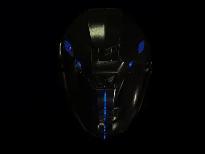 sci fi helmet  3D model