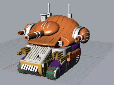 Ucretsiz Kucuk Tank 3D Model  Free 3D print model
