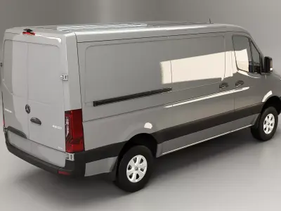 Mercedes Sprinter 4x4 low roof 3D model