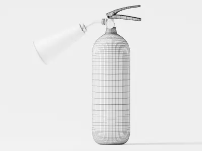 Fire Extinguisher 3D Model Low-poly 3D model
