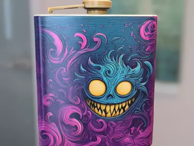 Flask Potion Pack Low-poly 3D model