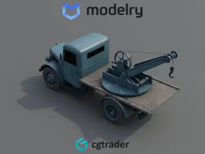 tow truck 3D model from CGTrader
