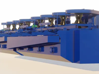 flotation machine 3D Model 3D model