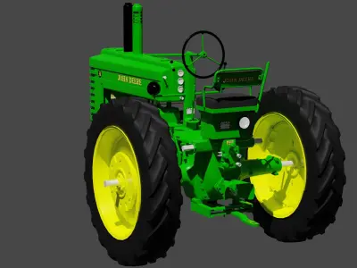 John Deere Model A 3D model
