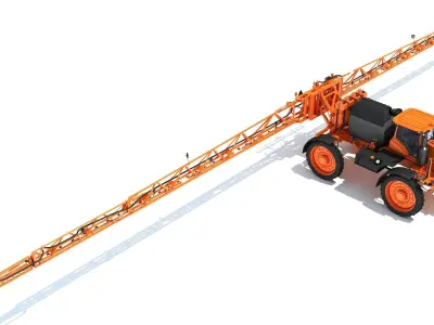 Self Propelled Crop Sprayer 3D model