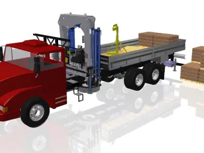 Path Mercedes-Benz G-1620 Free 3D model