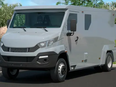 Armored Cash Transport Car 3D model