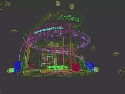 Exhibition - Area -10X10-3DMAX2012-056 3D model