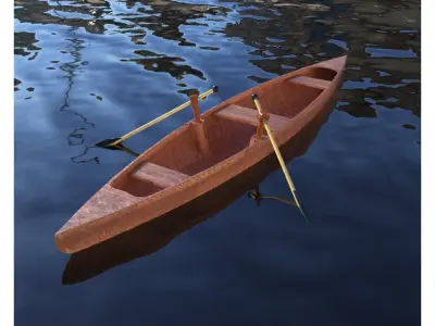 Rowing Boat 3D print model
