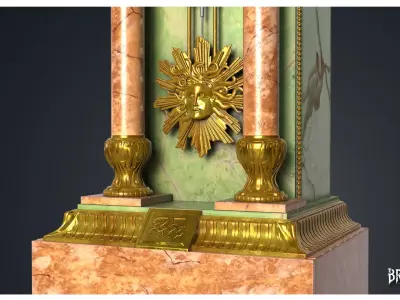 Tall Clock - Clocks 1900s 3D model