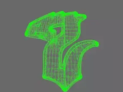 Void Serpents V10R Shoulder Symbols LEFT 3D print model