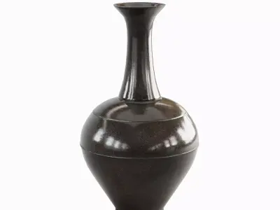 Ceramic Vase 01 Low-poly 3D model