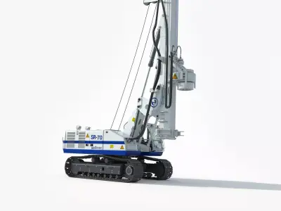 Soilmec SR 70 Drilling Rig 3D model