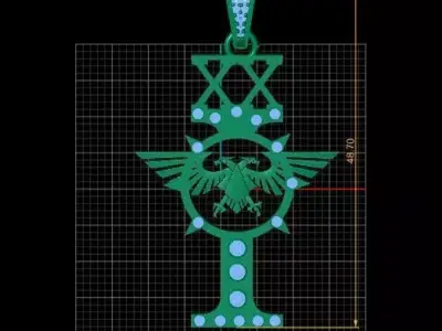 Imperial Aquila Inquisitorial Seal 3D print model
