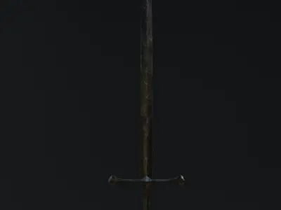 Fantazy Sword Low-poly 3D model