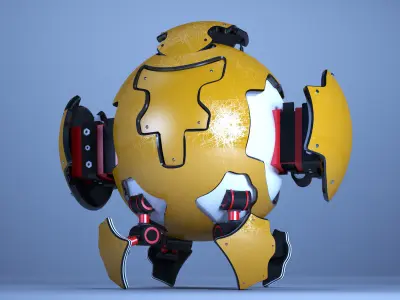 Scifi Robot 3D model purchase