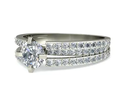 Wedding Ring  3D print model 106
