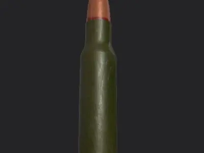 Bullet Low-poly 3D model purchase