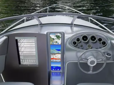 Boat 3D Model Low-poly 3D model