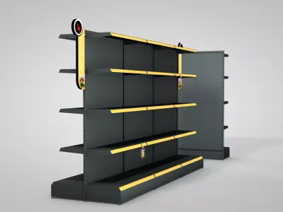 Supermarket Shelf  3D model