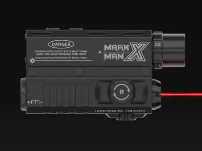 Tactical Laser Sight Type LOPAX-350 3D model