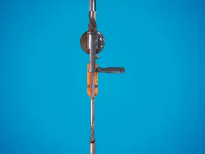 Flamethrower Low-poly 3D model get