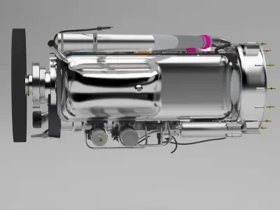 Engine diesel 3D model