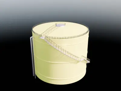 FUEL SILO 3D model