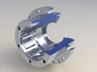 Bearing body Free 3D model
