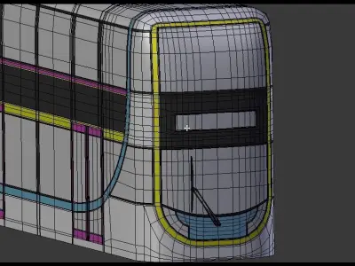 Doubledecker tram Free 3D model