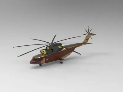 Mil Mi-26 Halo 3D model by Hafcoy