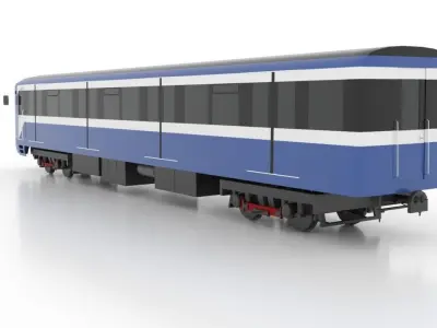 Subway Train 81-7021 2nd Generation  Low 3D Model Pack